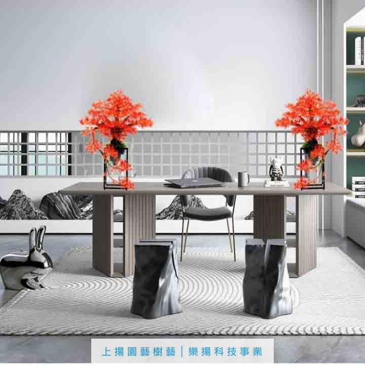 高貴大氣迎賓3D造型樹木