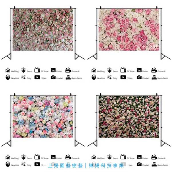 歐式花卉造景裝飾牆