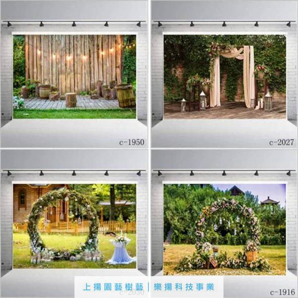 歐式花卉造景裝飾牆