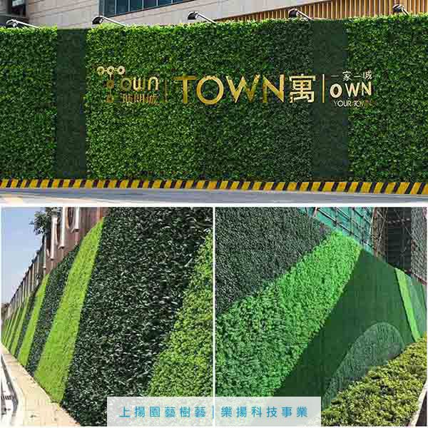室外高仿植物綠牆；植生綠化牆